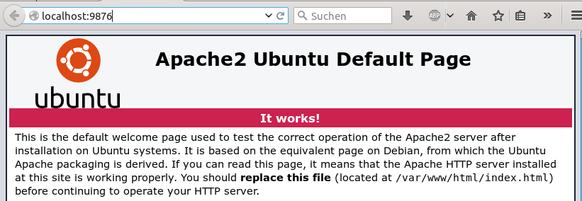 Image of Apache Default Page